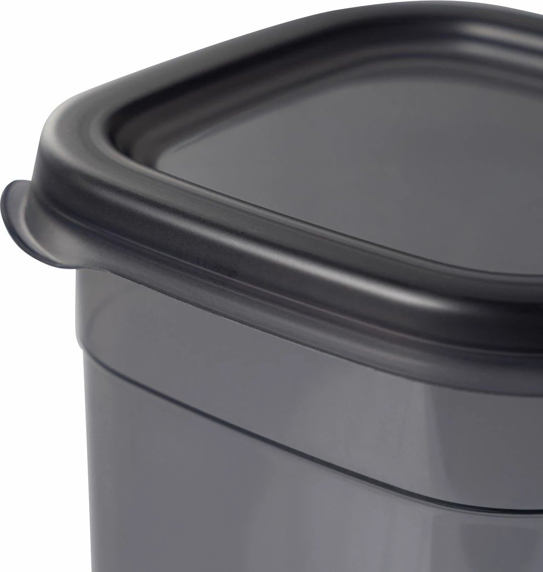 Set kuti plastike për organizim, anthracite, 6 copë, BNMPEGYAR06-2