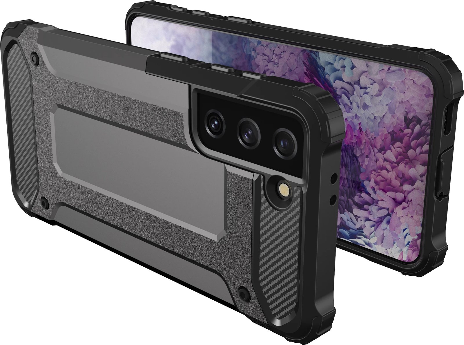 Mbështjellës Hurtel Hybrid Armor për Samsung Galaxy S23+, kaltër