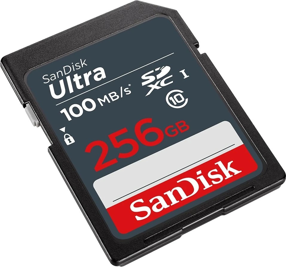Kartelë SD Sandisk Ultra 256GB, 100MB/s