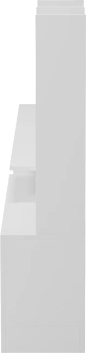 Njësi TV Seruno, ngjyrë e bardhë, 170x25x100cm