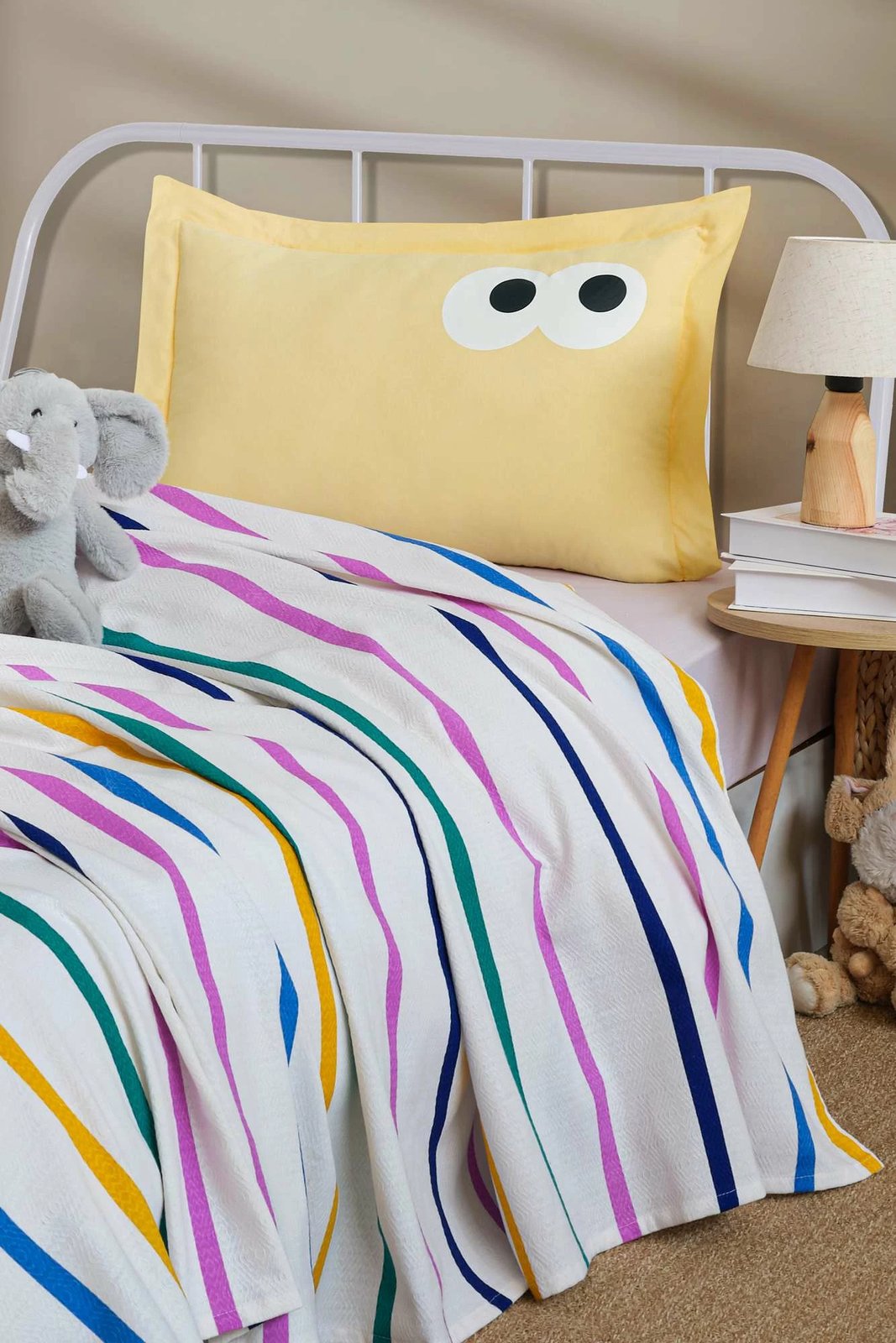 Set piké teke Funny, ngjyrë e verdhë