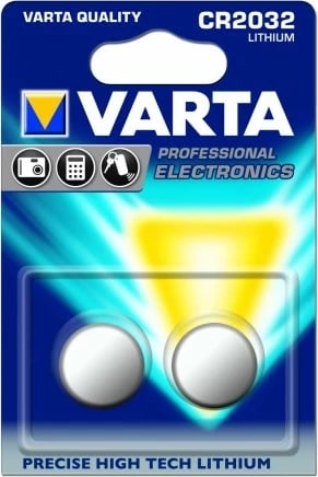 Bateri litium Varta CR2032, 3V, 20 copë (10 pako nga 2 copë), Argjend