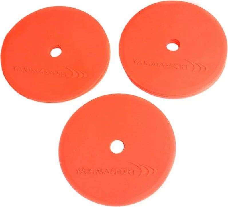 Set Markuesish Yakimasport për Fusha të Sheshta, 10 copë, Ngjyrë Portokalli