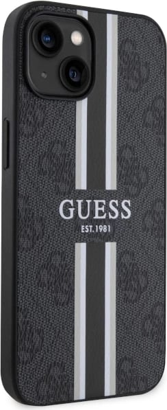 Mbështjellës Guess GUHMP14MP4RPSK për iPhone 14 Plus 6.7", MagSafe, i zi