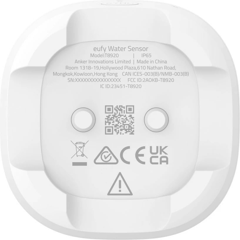Sensor uji dhe ngrirje Anker eufy Security B2C, T89203D1, i bardhë/gri