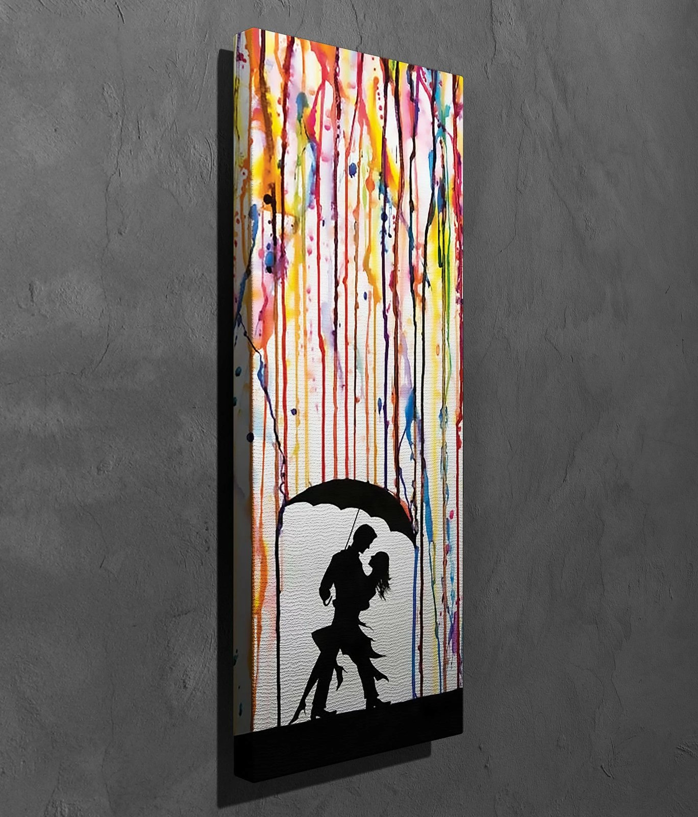 Pikturë dekorative në kanavacë, shumëngjyrëshe, Wallity PC327, 30x80cm