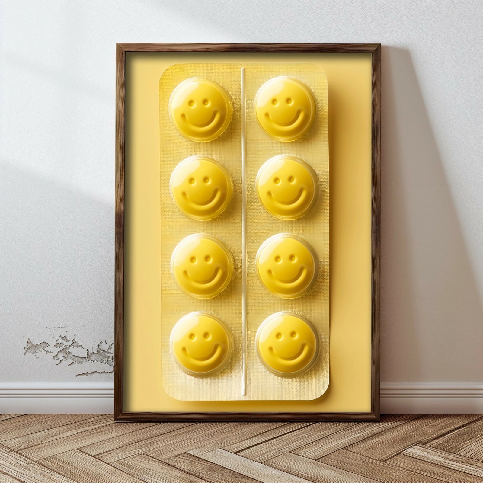 Pikturë dekorative me kornizë, MDF, Wallity, GE059-L