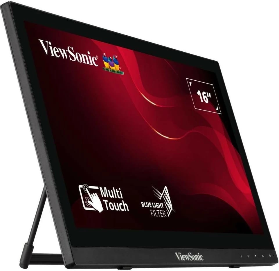 Monitor ViewSonic TD1630-3, 15.6 inç, Touchscreen, Portable, HD, i zi