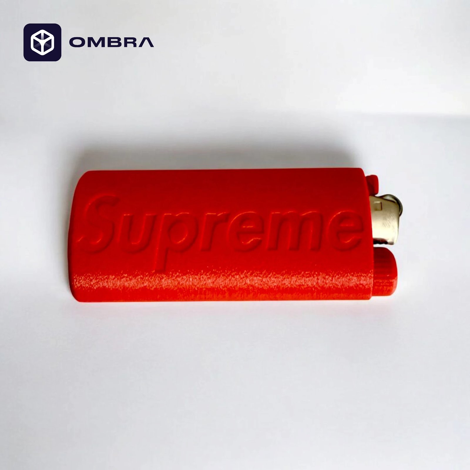 Supreme Case për çakmak BIC, e kuqe