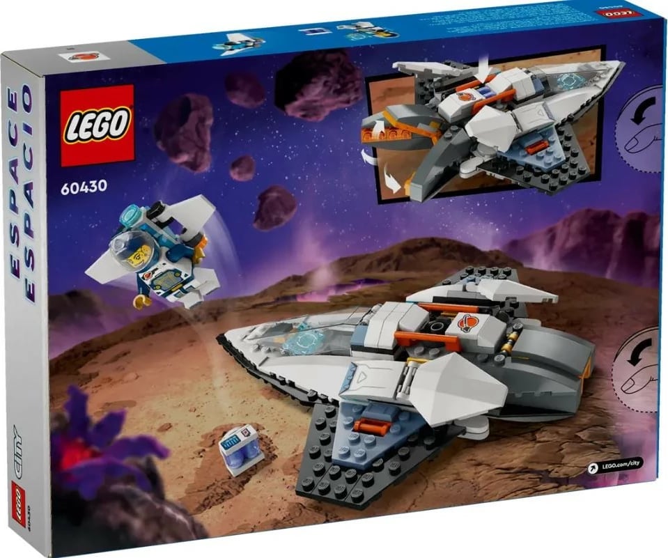 Set LEGO City Interstellar Ship 60430, 240 pjesë, plastikë