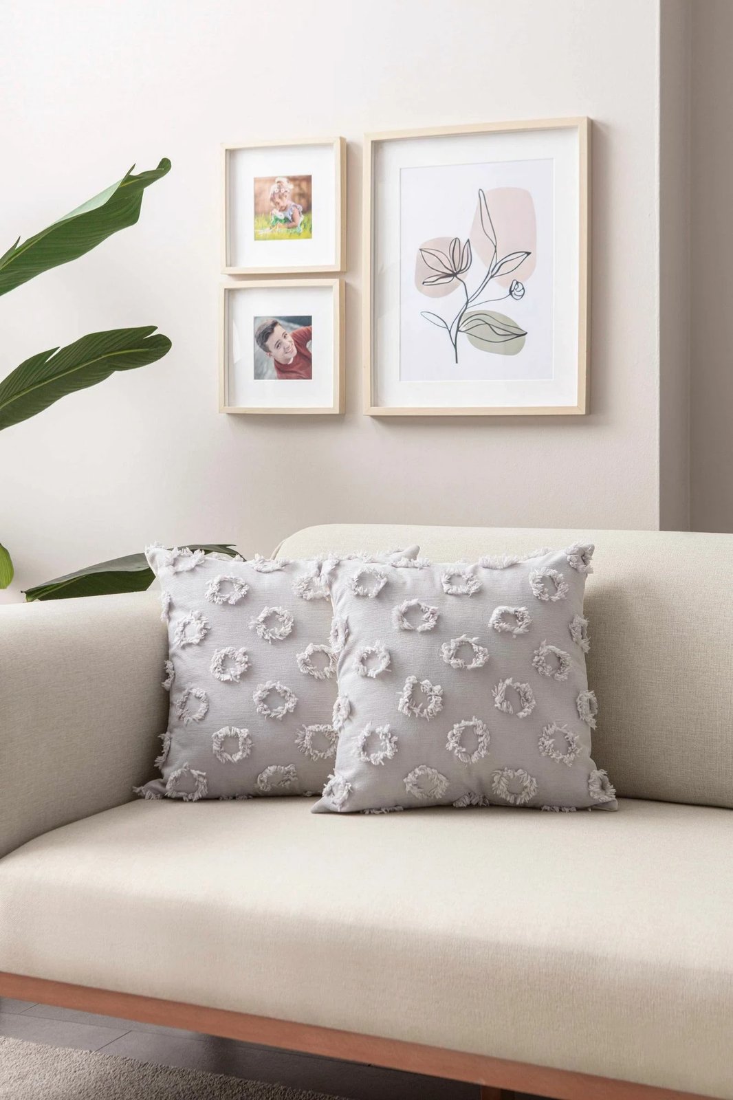 Set mbulesash për jastëkë (2 copë), Evila Originals, ngjyrë gri, 2029