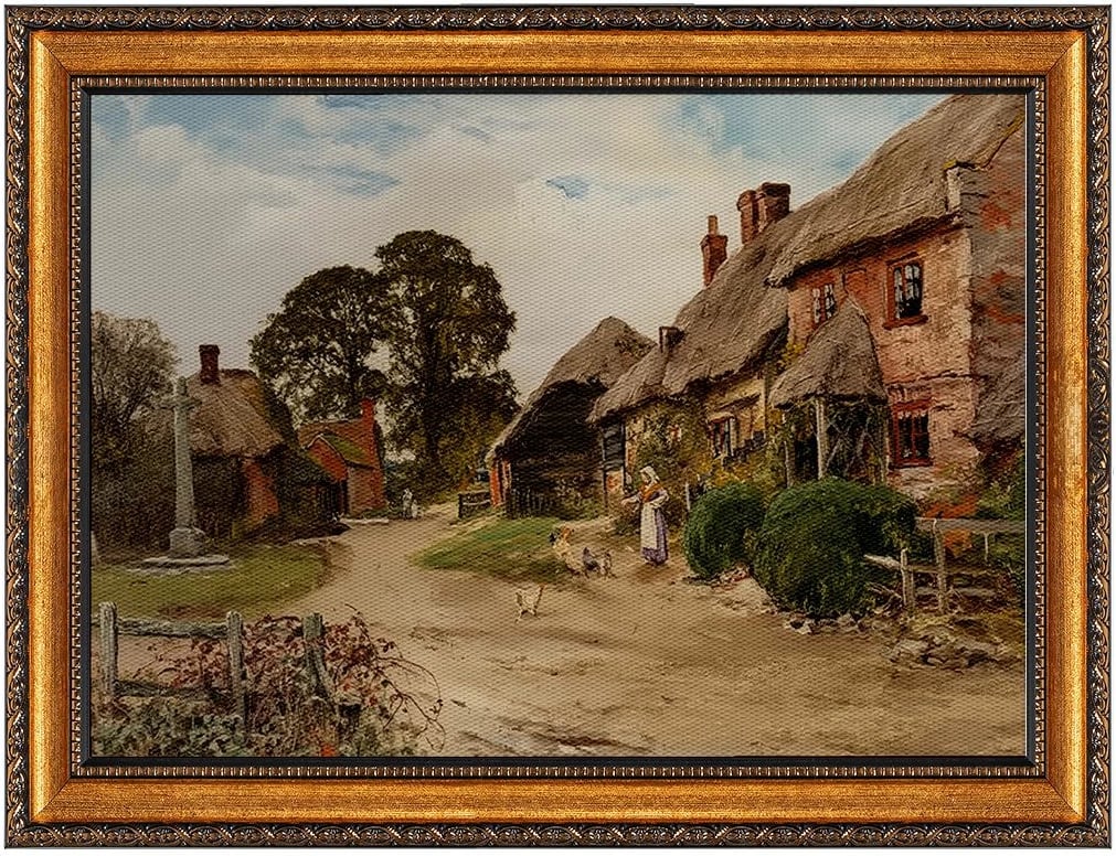 Pikturë dekorative me kornizë, shumëngjyrëshe, Wallity, ATCRCVCNVSMDL51, 40x60cm