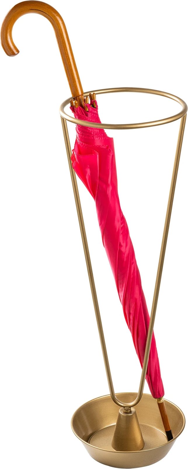 Stendë për ombrella, ngjyrë ari, Evila Originals, 22x22x70cm