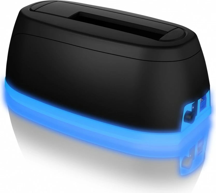 Docking station IcyBox IB-1124L-C3 për SSD/HDD 2.5"/3.5", USB 3.0, e zezë
