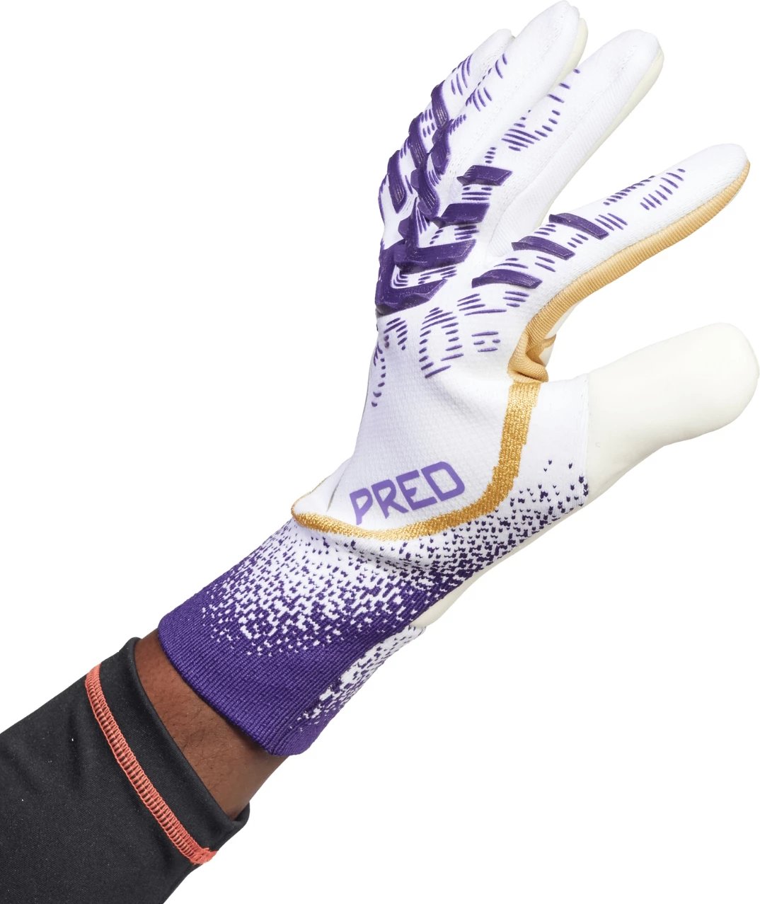 Doreza portieri adidas për meshkuj, të bardhë-lejla