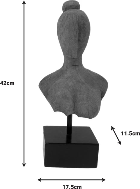 Dekor tavoline Lafia Inart dru mango-hekur 17.5x11.5x42cm Dekor tavoline Lafia Inart dru mango-hekur 17.5x11.5x42cm