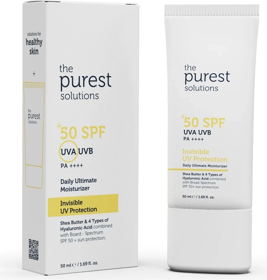 Krem mbrojtës ndaj rrezeve UV SPF 50+ - The Purest Solution, 50 ml