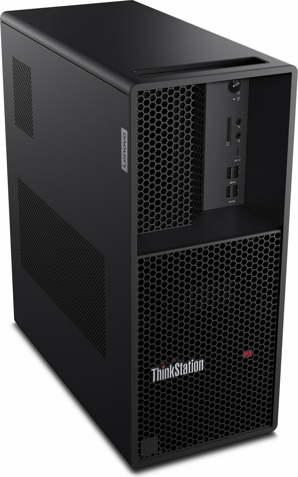 Kasë Lenovo ThinkStation P3 Tower G2 CU7 265K, 32GB, 1TB, 750W, Windows 11 Pro, e zezë