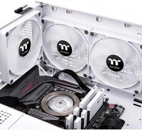 Ventilator kase Thermaltake CT120 120mm, 2 copë, i bardhë
