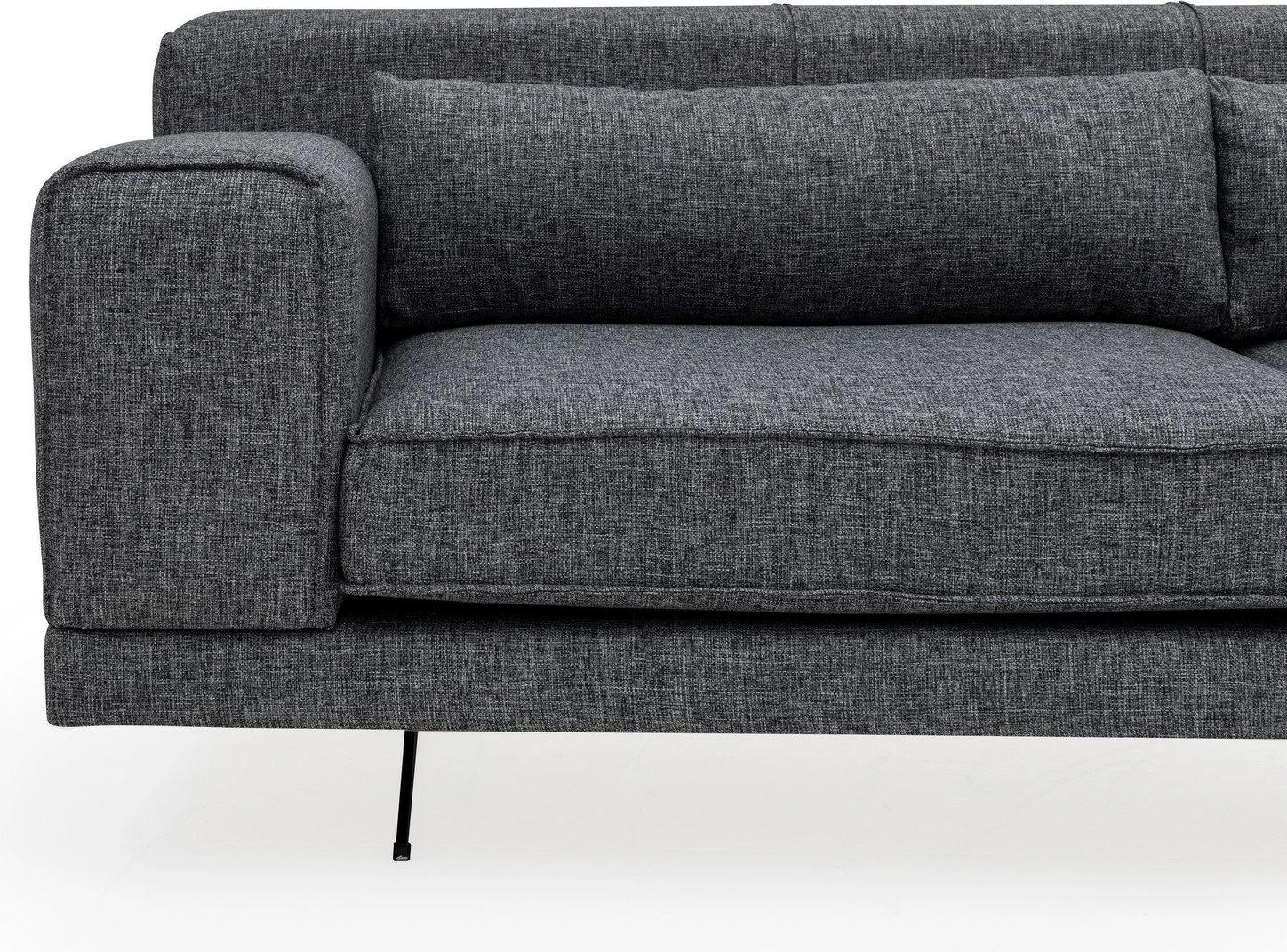 Këndollëse Jivago, kënd i djathtë, ngjyrë gri, Atelier del Sofa