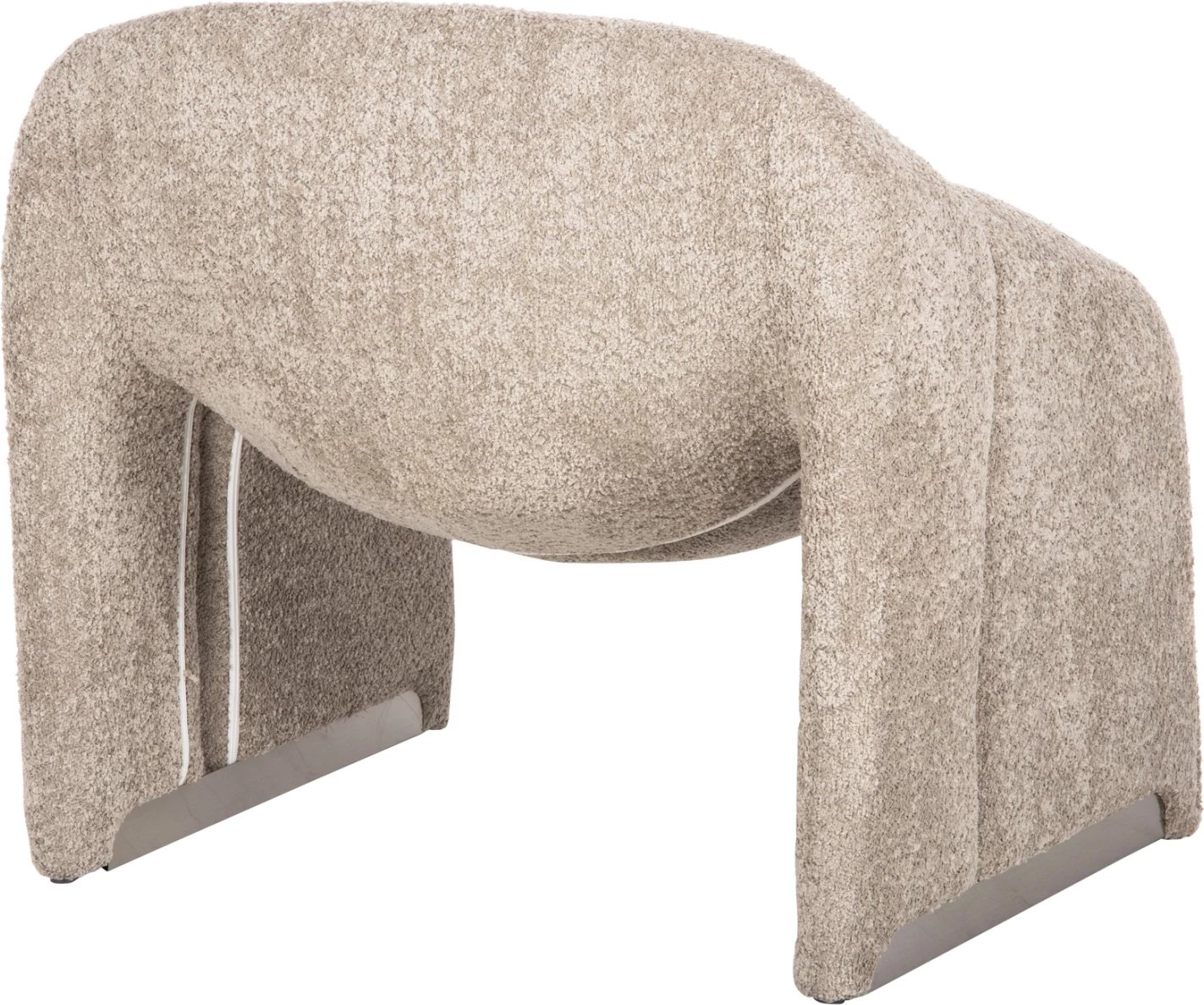 Karrige SPINER FH9599.08, pëlhurë boucle, ngjyrë bezhë, 81x64x74H cm Karrige SPINER FH9599.08, pëlhurë boucle, ngjyrë bezhë, 81x64x74H cm