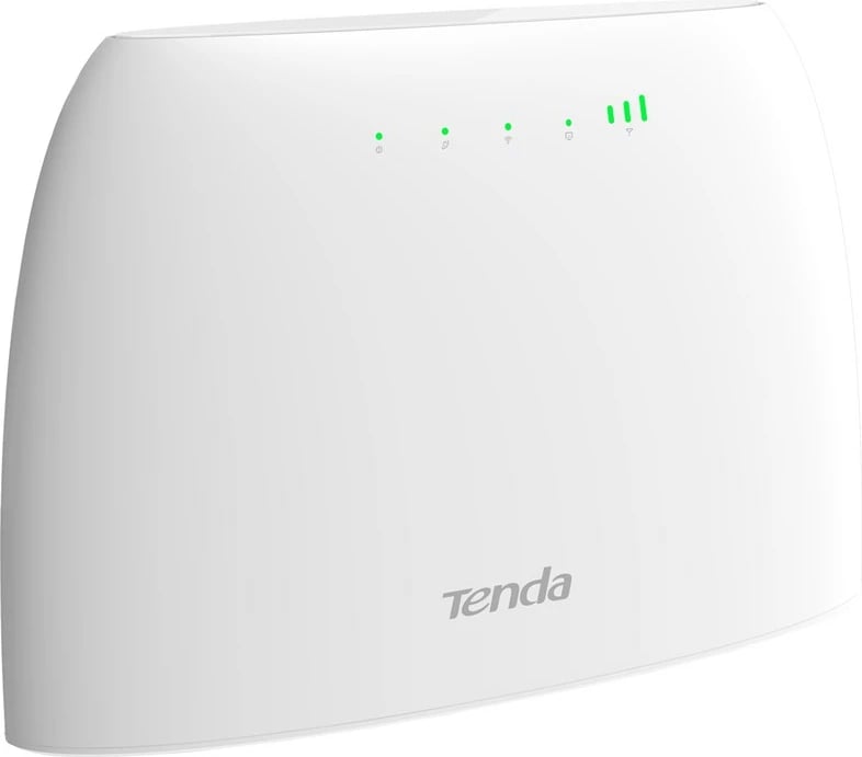 Router Tenda 4G03, wireless N300, 4G LTE, 4 porta LAN, Bardhë