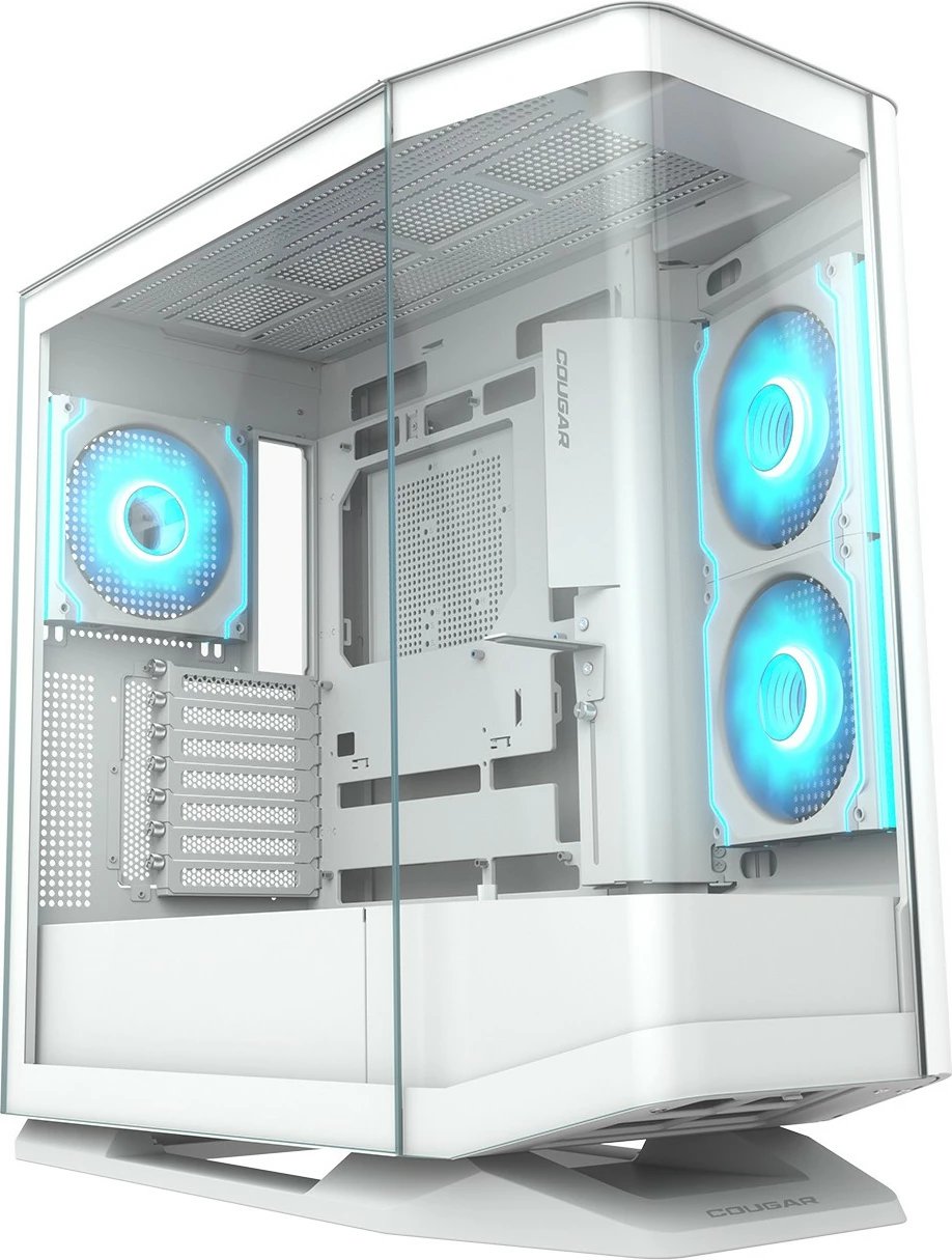Kasë Cougar FV270 ARGB midi tower e bardhë