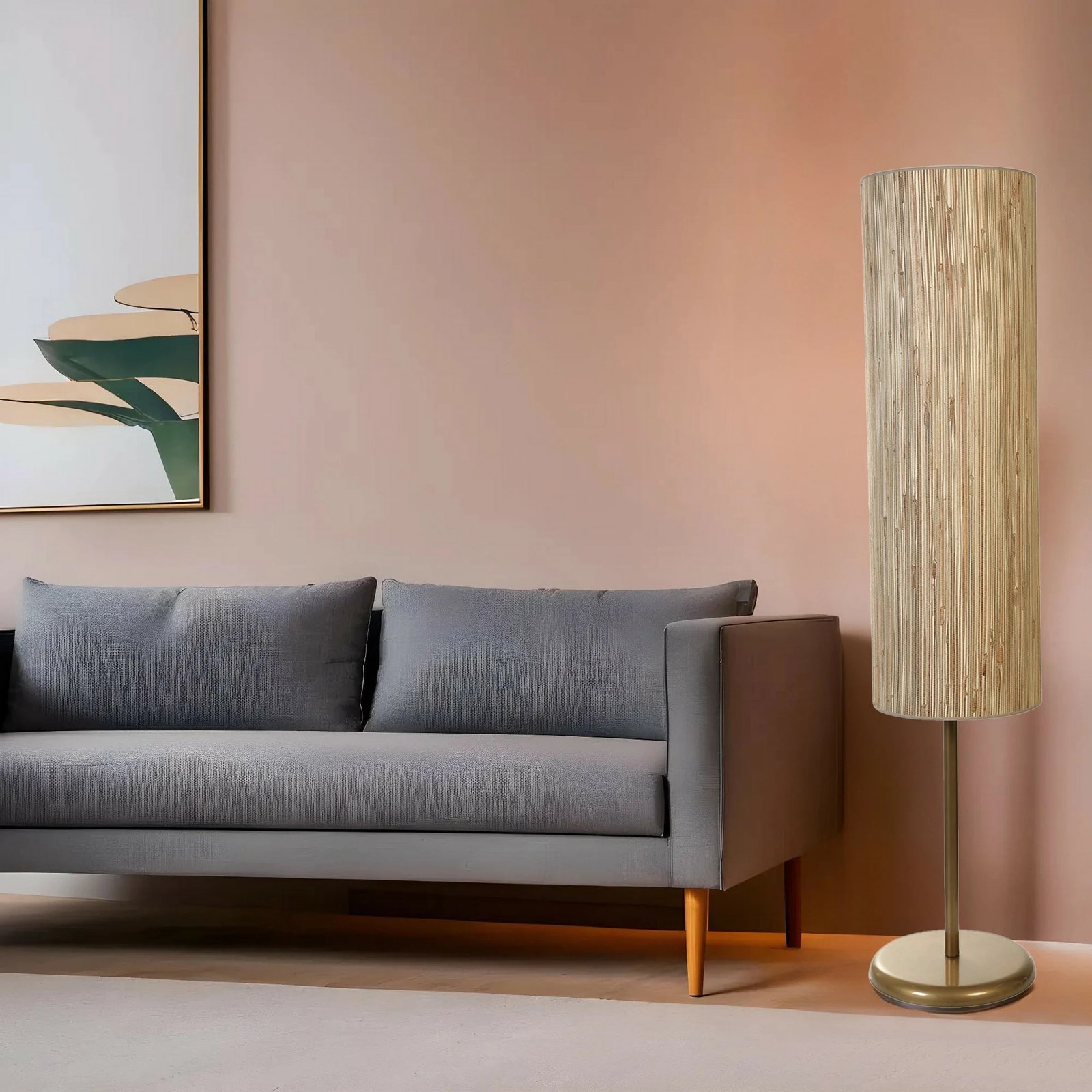 Llambë dyshemeje Opviq, ngjyrë lisi dhe ari, 8838-3