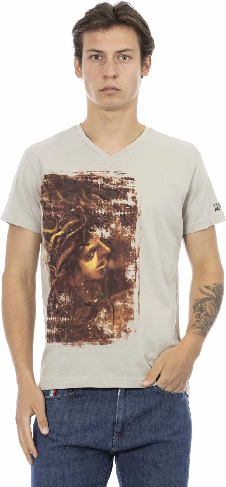 Maicë për meshkuj Trussardi Action, bezhë