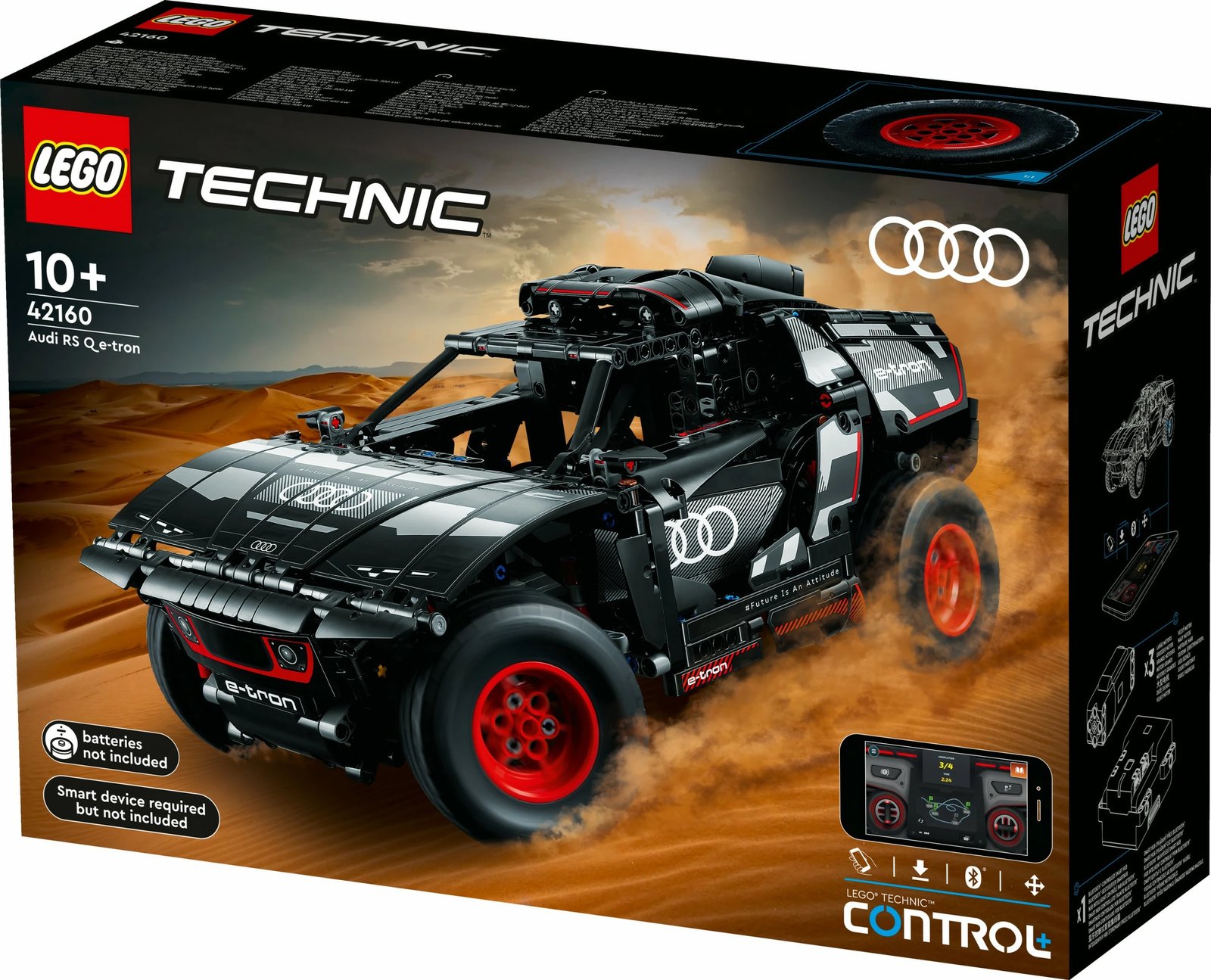 LEGO Technic Audi RS Q e-tron, 914 pjesë, ngjyrë e zezë
