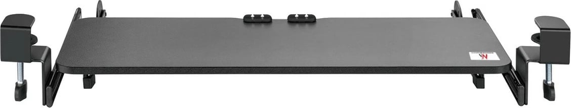 Mbajtëse tastiere nën tavolinë Maclean MC-462, e rregullueshme, e zezë