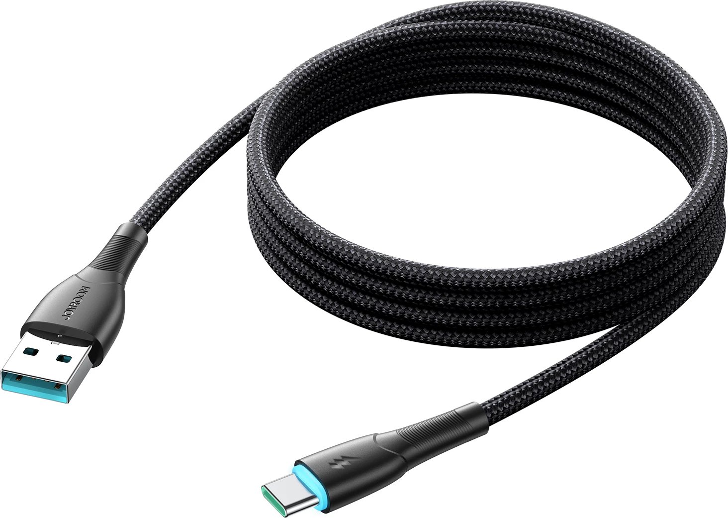 Kabllo Joyroom Starry Series SA32-AC3, USB-A në USB-C, 1m, 3A, e zezë