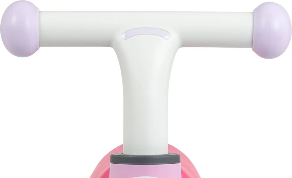 biçikletë pa pedale, Milly Mally, York, 4 rrota EVA 16 cm, dritë LED dhe tinguj, 12–36 muaj, rozë