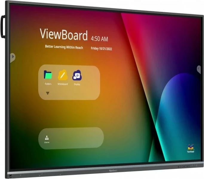 Ekran interaktiv Viewsonic ViewBoard IFP6550-5F 65 inç, 4K Ultra HD, Touchscreen, 64GB, HDMI/USB-C, i zi