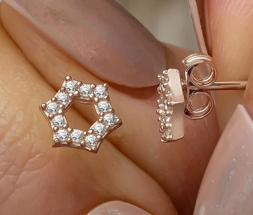 Vathë argjendi Jumeon, ngjyrë rozë e artë, NRZ999487