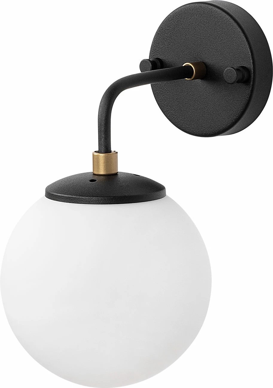 Llambë muri Opviq, Horn - 12217, ngjyrë e zezë, antike, krem