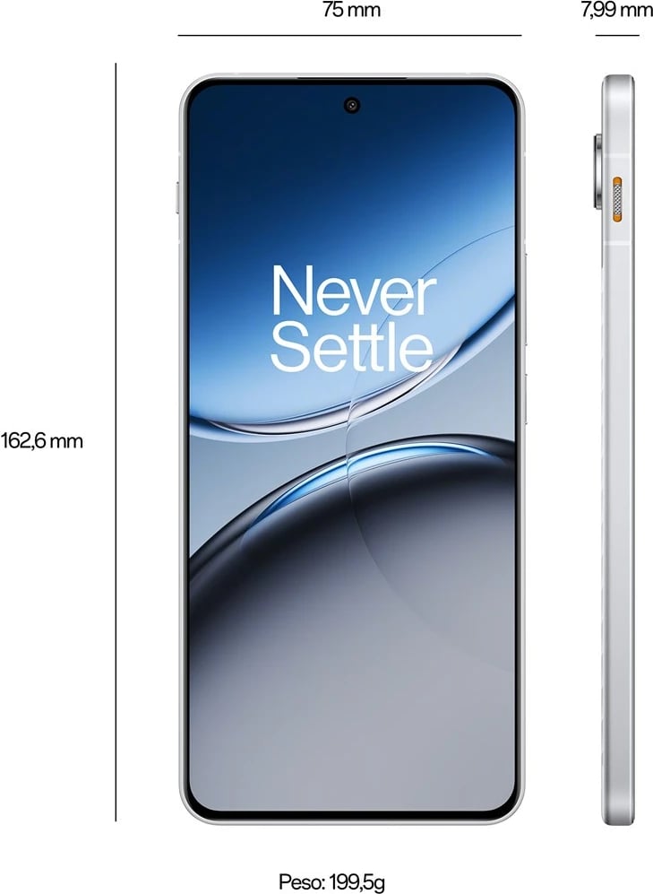 Celular OnePlus Nord 4 5G DS, 16/512GB, Argjendtë