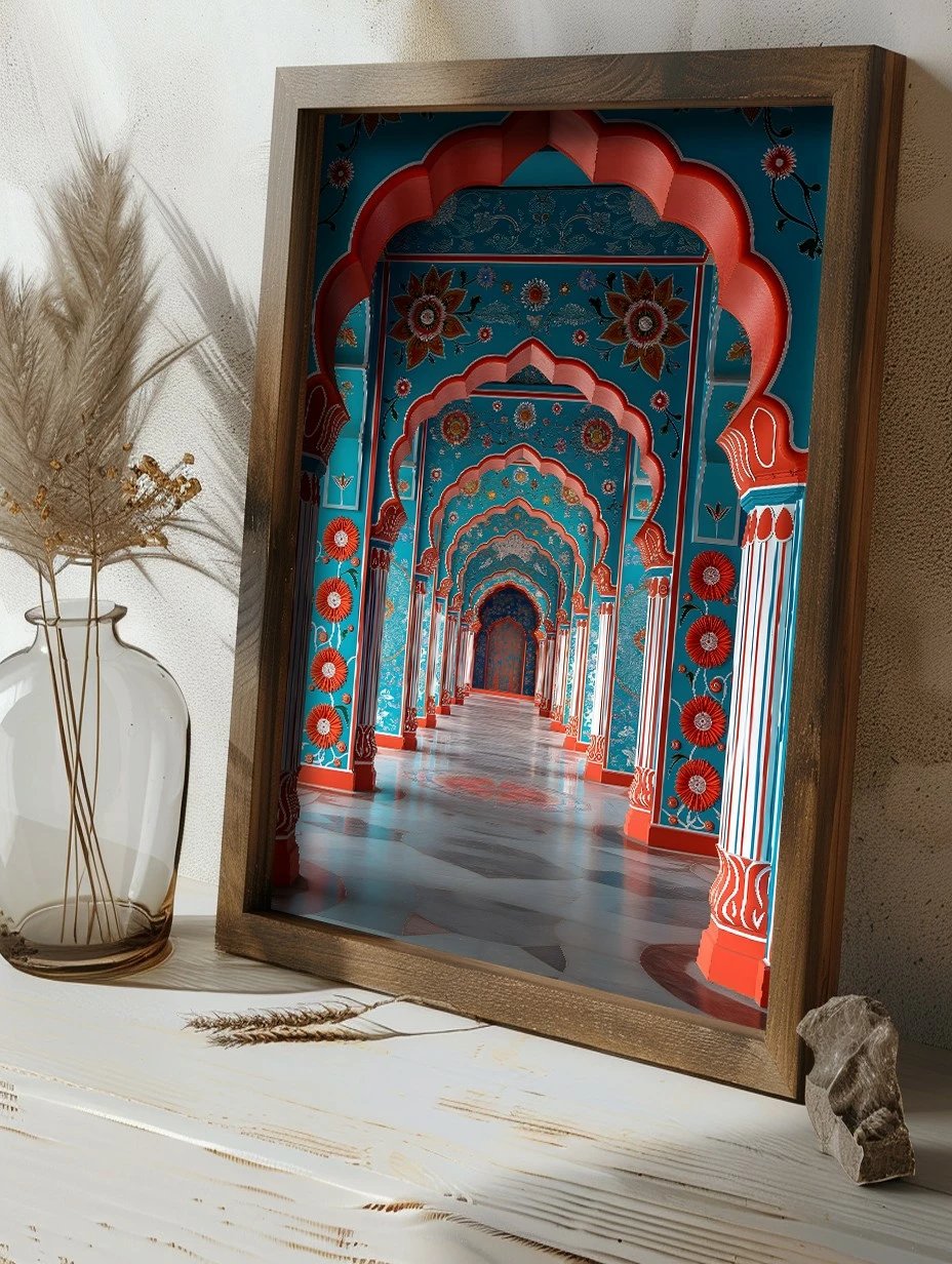 Pikturë dekorative me kornizë MDF, Wallity, GE122-L