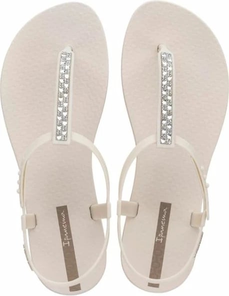 Sandale flip-flop për femra Ipanema, bezhë