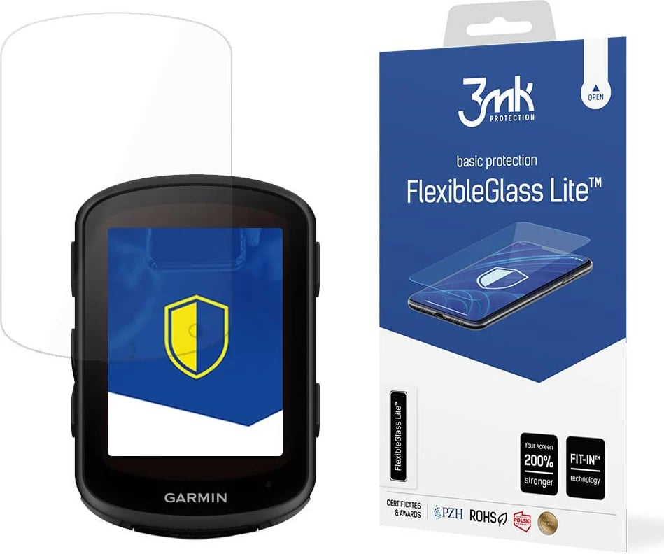 Xham hibrid mbrojtës 3mk FlexibleGlass Lite për Garmin Edge 840, Transparent