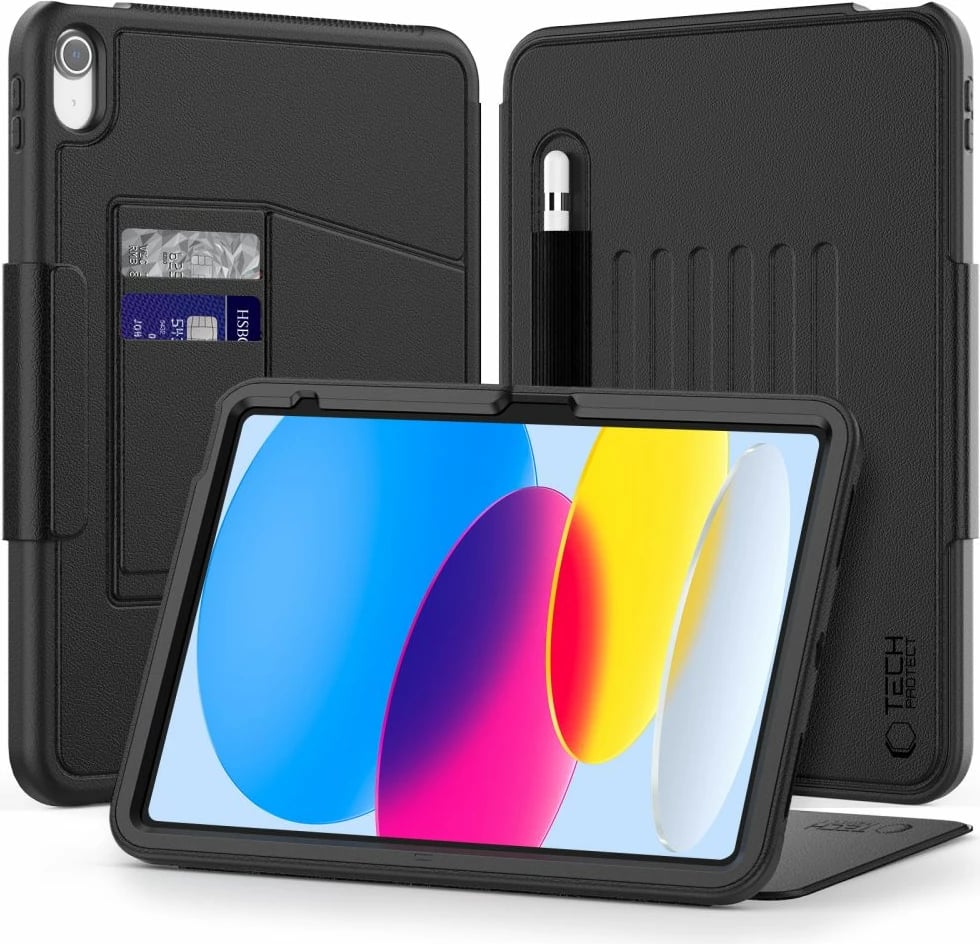 Mbështjellës tablet Tech-Protect SC Pen Armor për iPad 10.9" (10 gen.)/11" (11 gen.), i zi