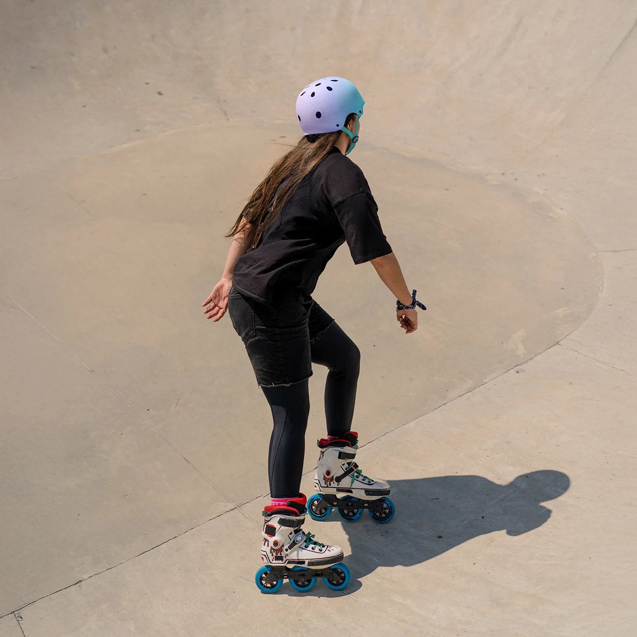 Helmetë biçiklete/BMX/scooter Wozinsky HT-38GR S (48-52 cm), PC+EPS, rrotë rregulluese 360°, 340 g, ventilim, gradient rozë