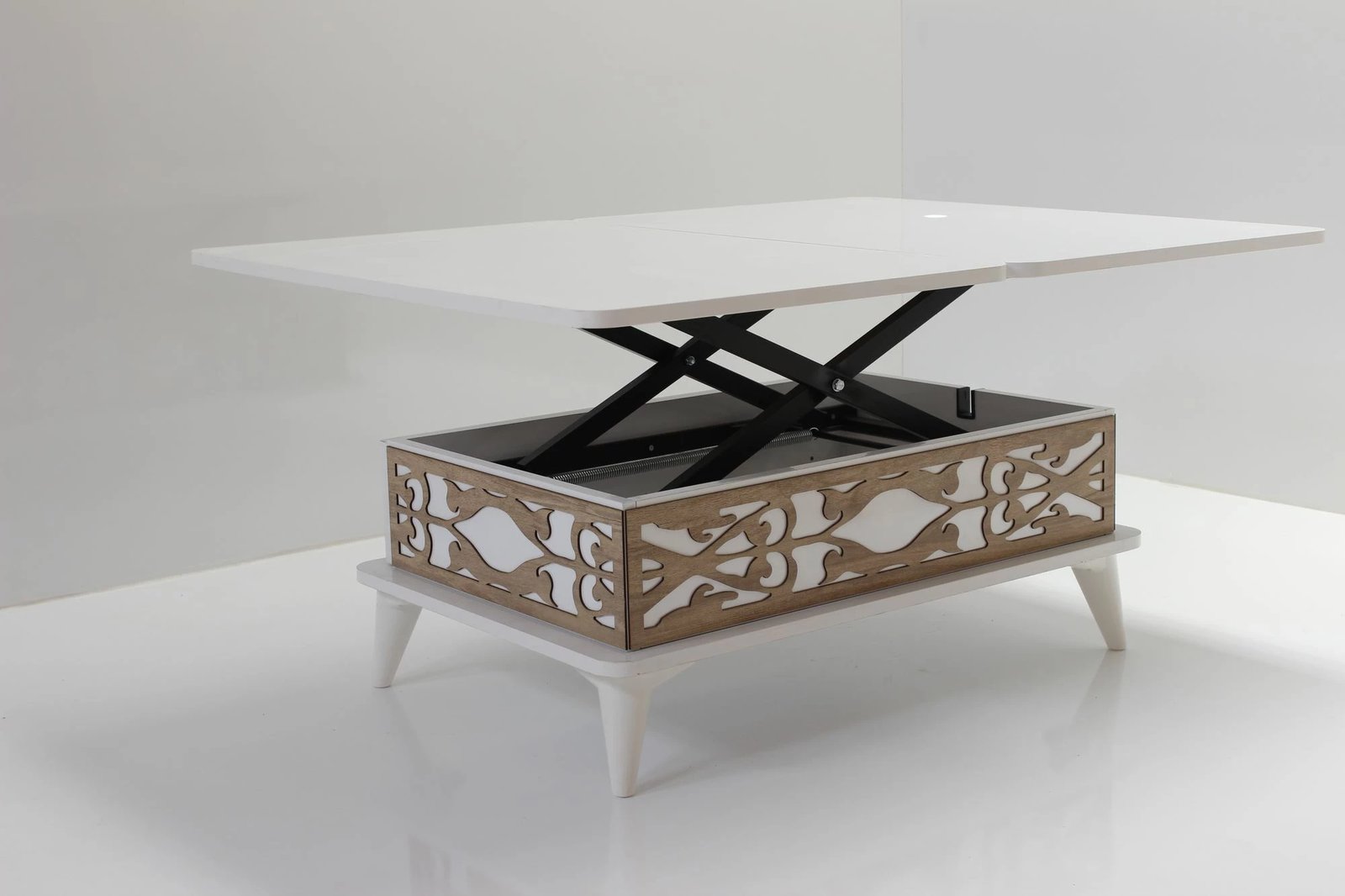 Tavolinë për kafe Skye Decor, Ada, e bardhë