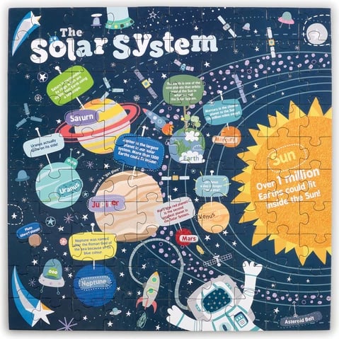 Puzzle “Sistemi Diellor” me 100 Pjesë nga Early Learning Centre