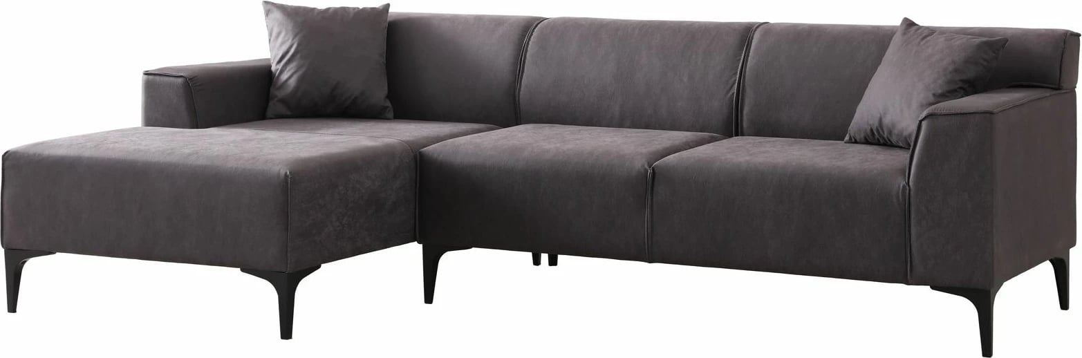 Këndare New Petra L, ngjyrë antracit, Atelier del Sofa