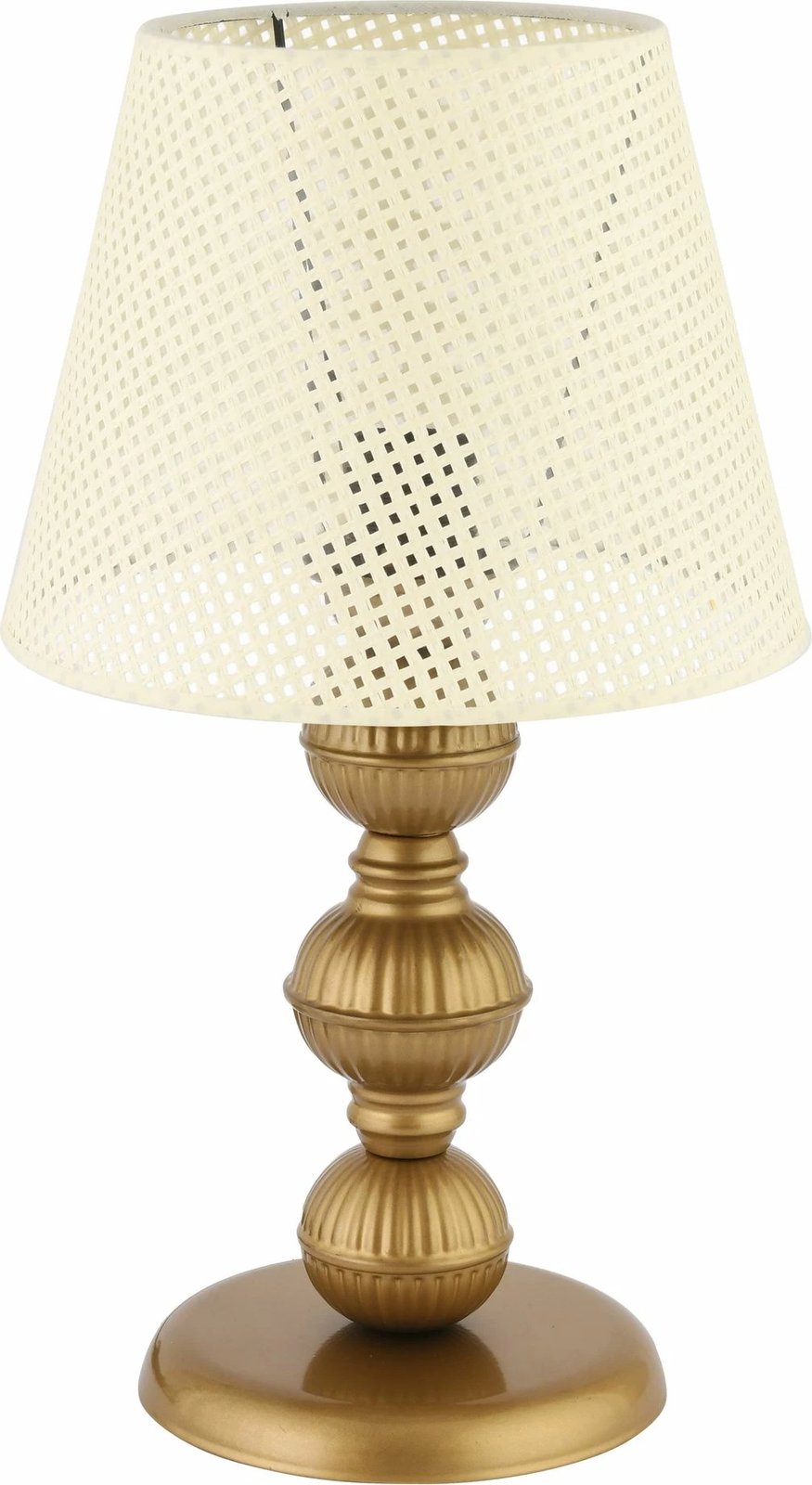 Llambë tavoline Opviq, 301 Hazeran, krem dhe ari