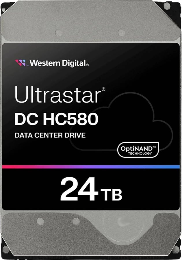Hard disk Western Digital Ultrastar DC HC580, 24 TB, 7200 RPM, 3.5", SAS