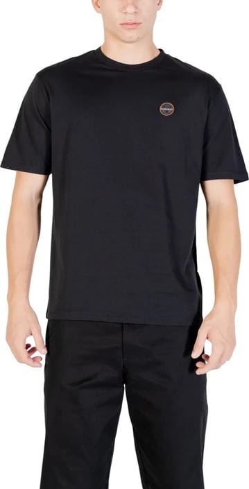 Maicë Napapijri për meshkuj, e zezë