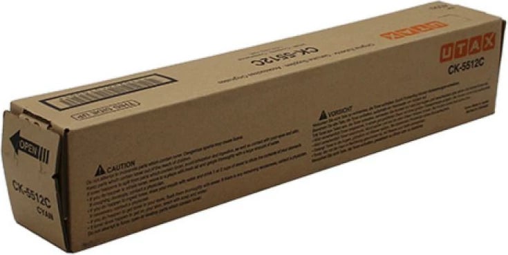 Toner Utax CK-5512C (1T02R6CUT0), rendiment 9,750–23,700 faqe, cyan