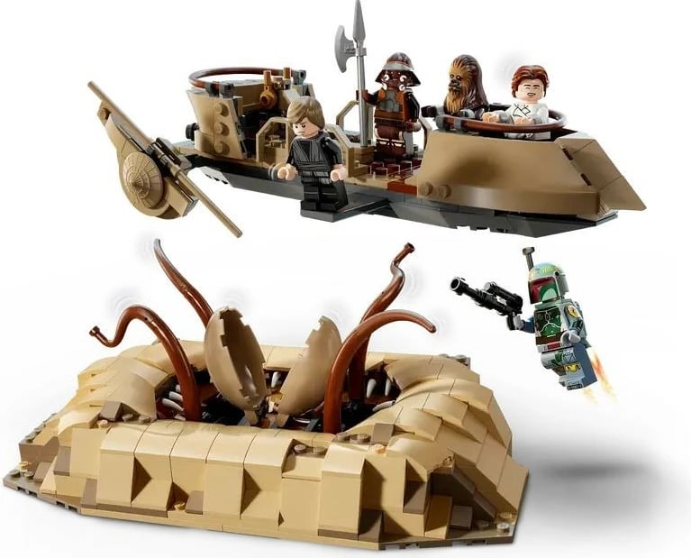Set LEGO Star Wars 75396 Desert Skiff & Sarlacc Pit, 558 pjesë